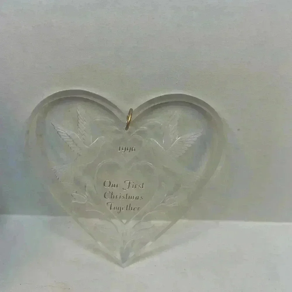 Keepsake Ornament our first Christmas together 1996